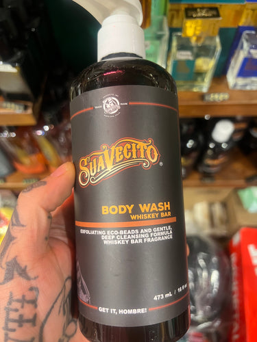 Suavecito whiskey bar body wash