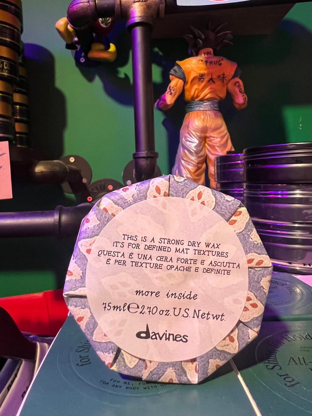 Davines strong dry wax