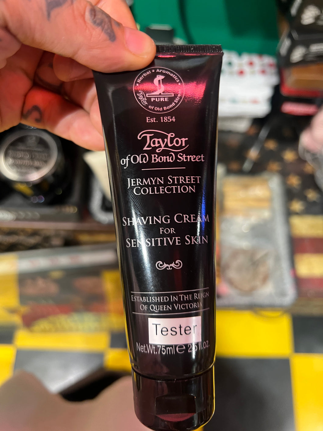 Taylor jsc shave cream tube
