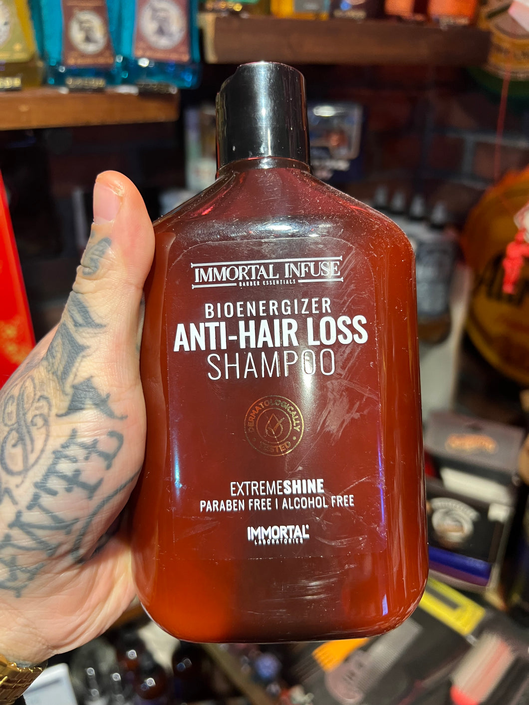 Immortal anti hair loss shampoo